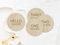 Modern Wooden Baby Milestones