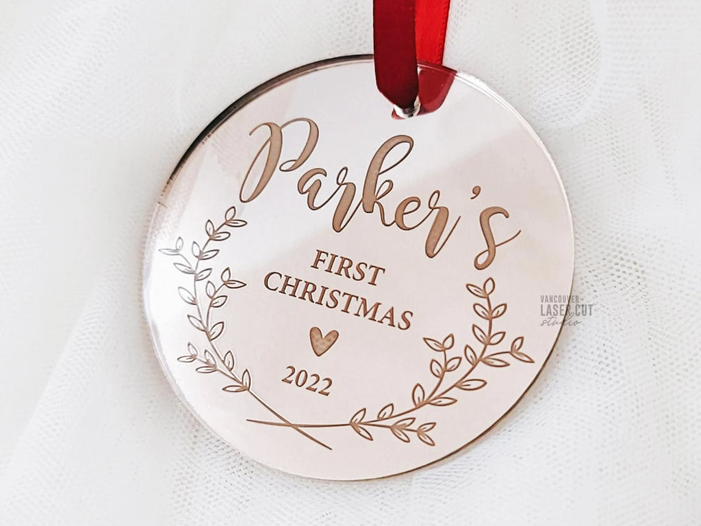 Custom Baby First Christmas Ornament
