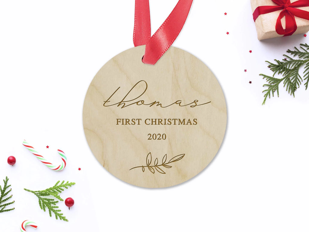 Custom Baby First Christmas Ornament