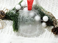 Custom Baby Feet Christmas Ornament